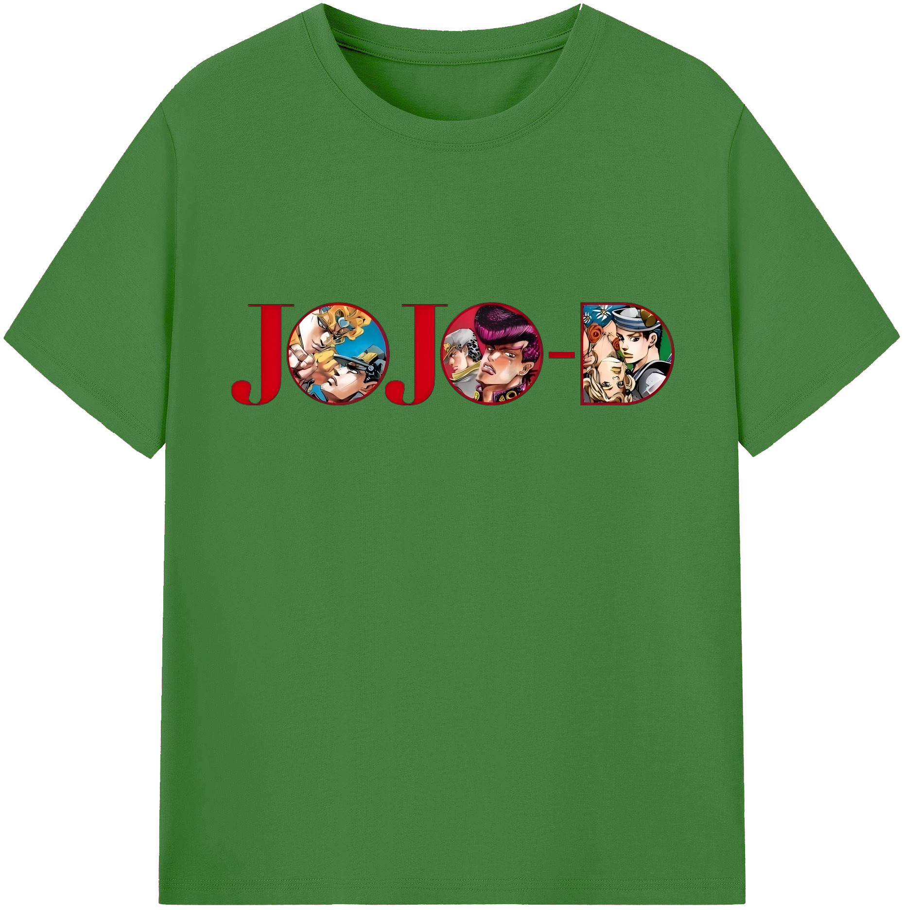 （画像用） ジョジョの奇妙な冒険 JoJo's Bizarre Adventure レディースカジュアルプリントTシャツ（綿100％）